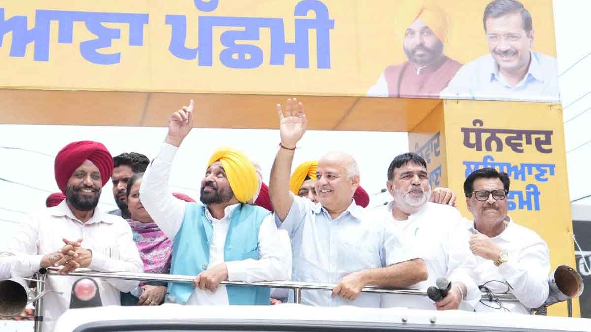 AAP Victory Roadshow Ludhiana Punjab