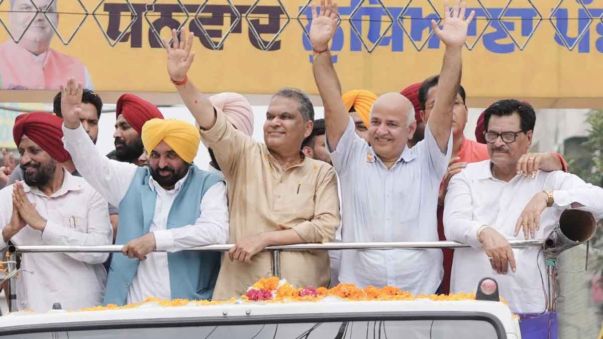 AAP Victory Roadshow Ludhiana Punjab