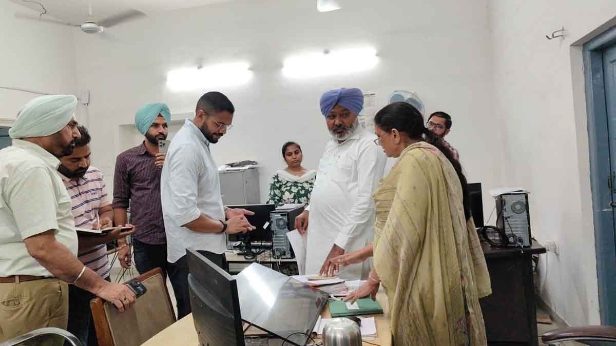 Finance Minister Harpal Singh Cheema Conducts Surprise Inspection at Excise and Taxation Department Headquarters in Patiala