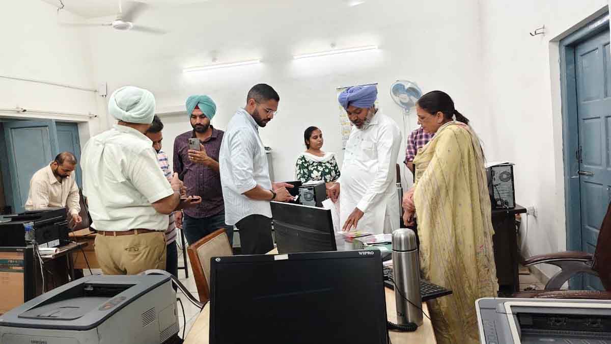 Finance Minister Harpal Singh Cheema Conducts Surprise Inspection at Excise and Taxation Department Headquarters in Patiala