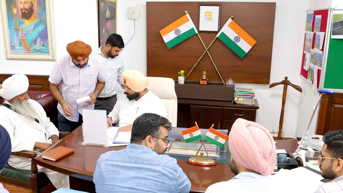 Harjot Singh Bains Minister Punjab
