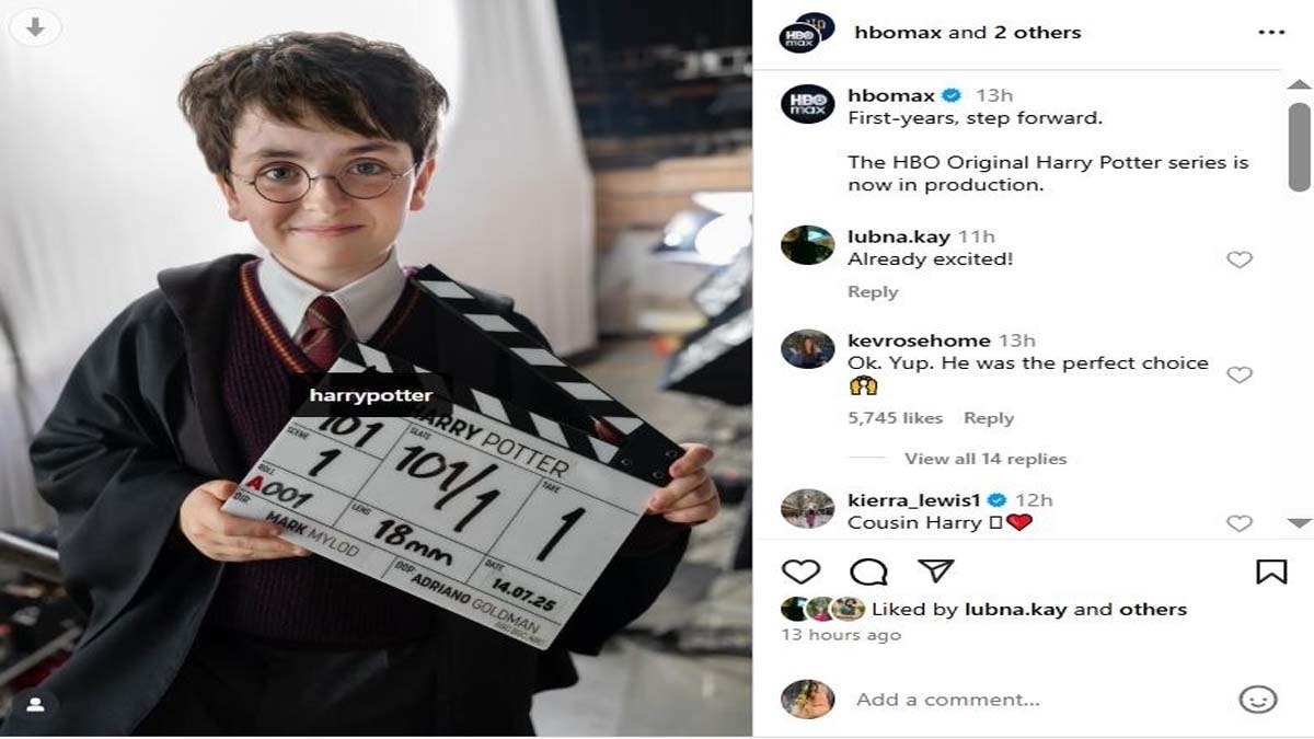 Harry Potter Series Update