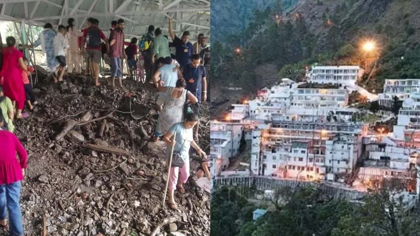 Landslide in Vaishno Devi