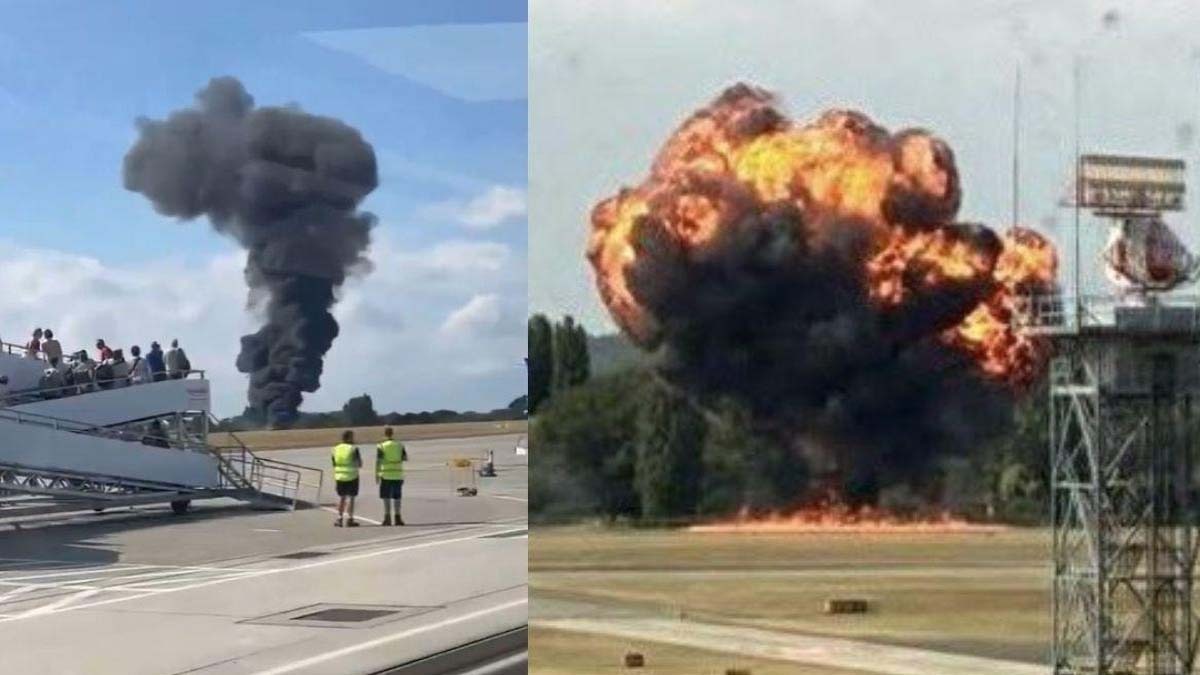 Plane Crash In London