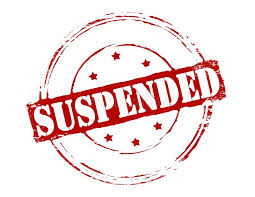 Suspended